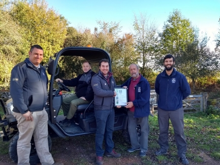 Hopkins Machinery have built on their relationship with Gwent Wildlife Trust by becoming platinum Business members of the charity.