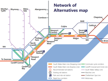 Network of Alternatives map