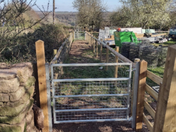 image of a gate leading to new path 