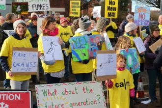 CALM rally at Public Inquiry