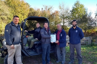 Hopkins Machinery have built on their relationship with Gwent Wildlife Trust by becoming platinum Business members of the charity.