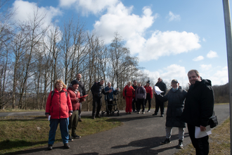 Wild Health participants on a nature walk 