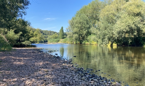 River Usk in Usk