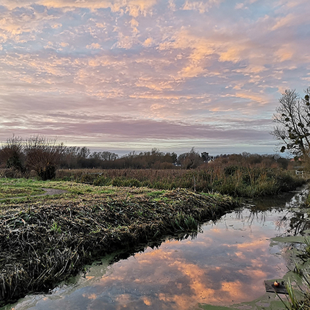 Magor Marsh sunsets autumn - winter