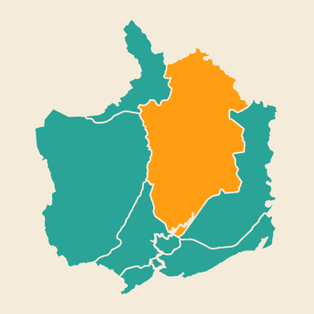 Landscape Profiles Map Central Monmouthshire