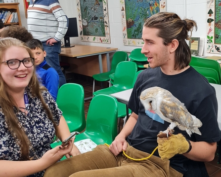 Meeting owls at Magor Marsh