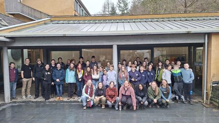 Large group of young people at the youth summit