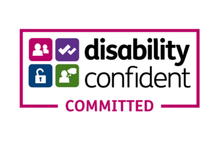 Disability confident committed logo